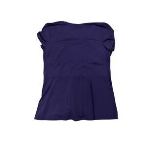 Alfani Printed Roundhem Tshirt Size XL Purple